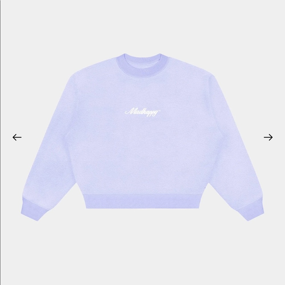 MadHappy Signature Crop Crewneck